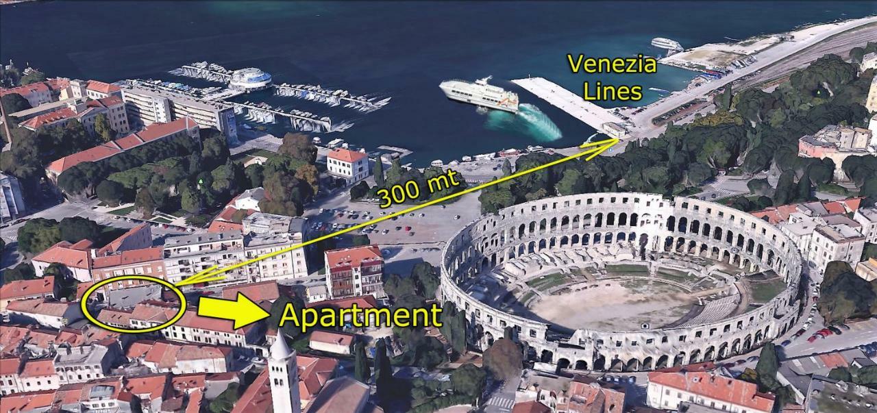 Arena Design Apartments With Free Private Parking And With A Terrace Pula Exterior photo